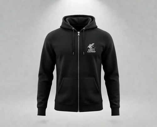 Hoodie with zipper - Dirty Lizard